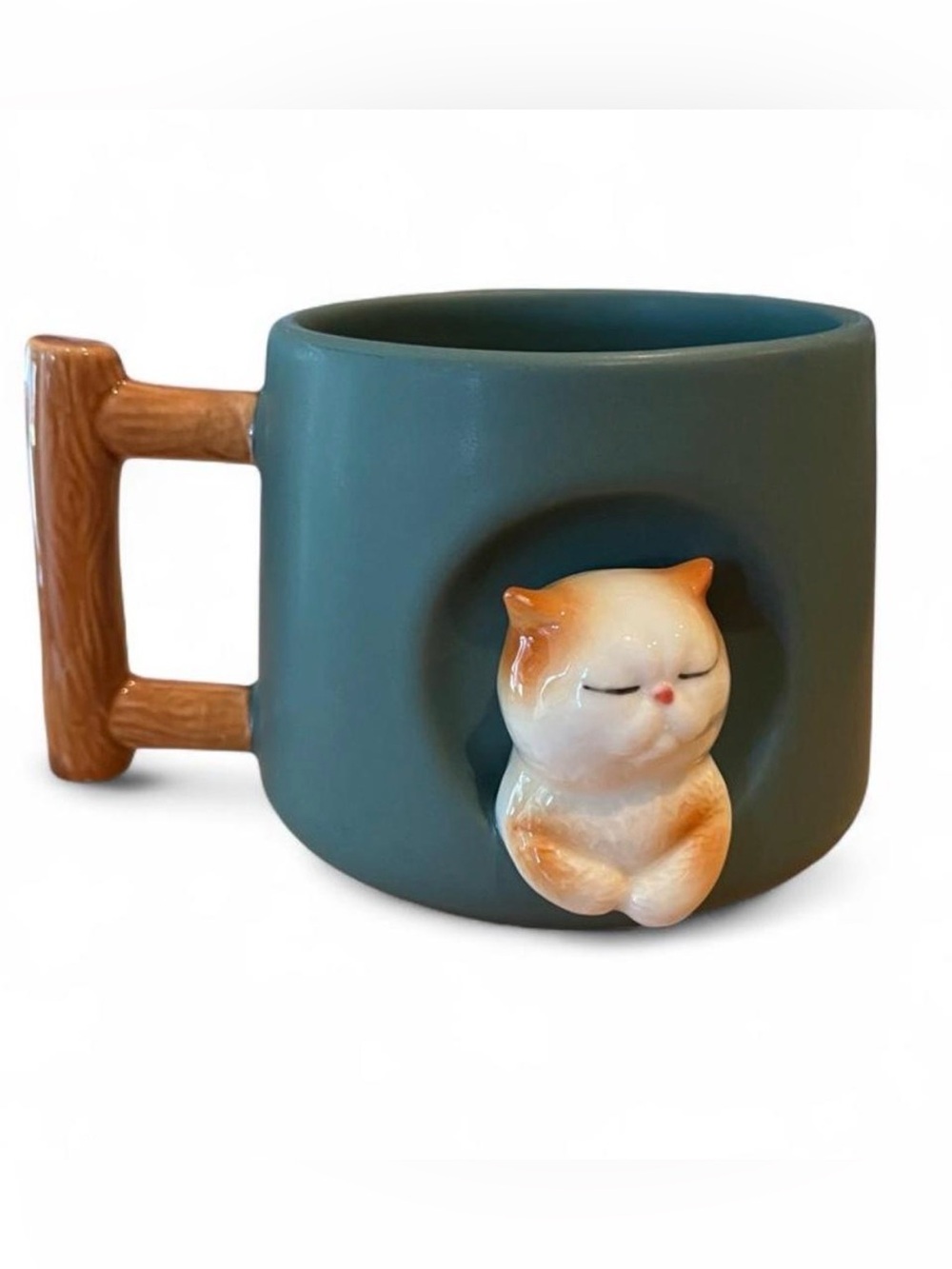 3d cat ceramic coffee/tea mug